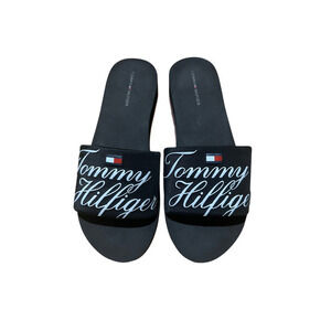 Tommy Hilfiger Azlee Slides Size 10 Womens